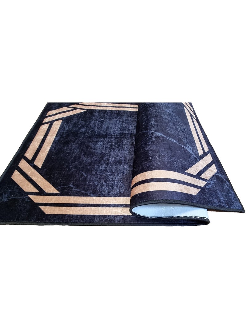 Tappeto da interno REBELLE Nero Nero - Kiabi