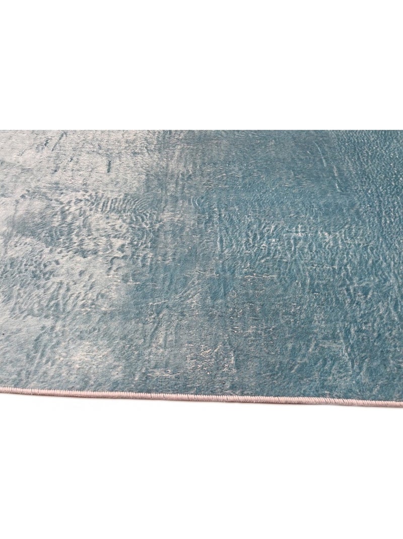 Tappeto da interno tinta unita Blu - Kiabi