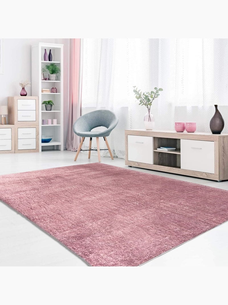 Tappeto da interno tinta unita Blu - Kiabi