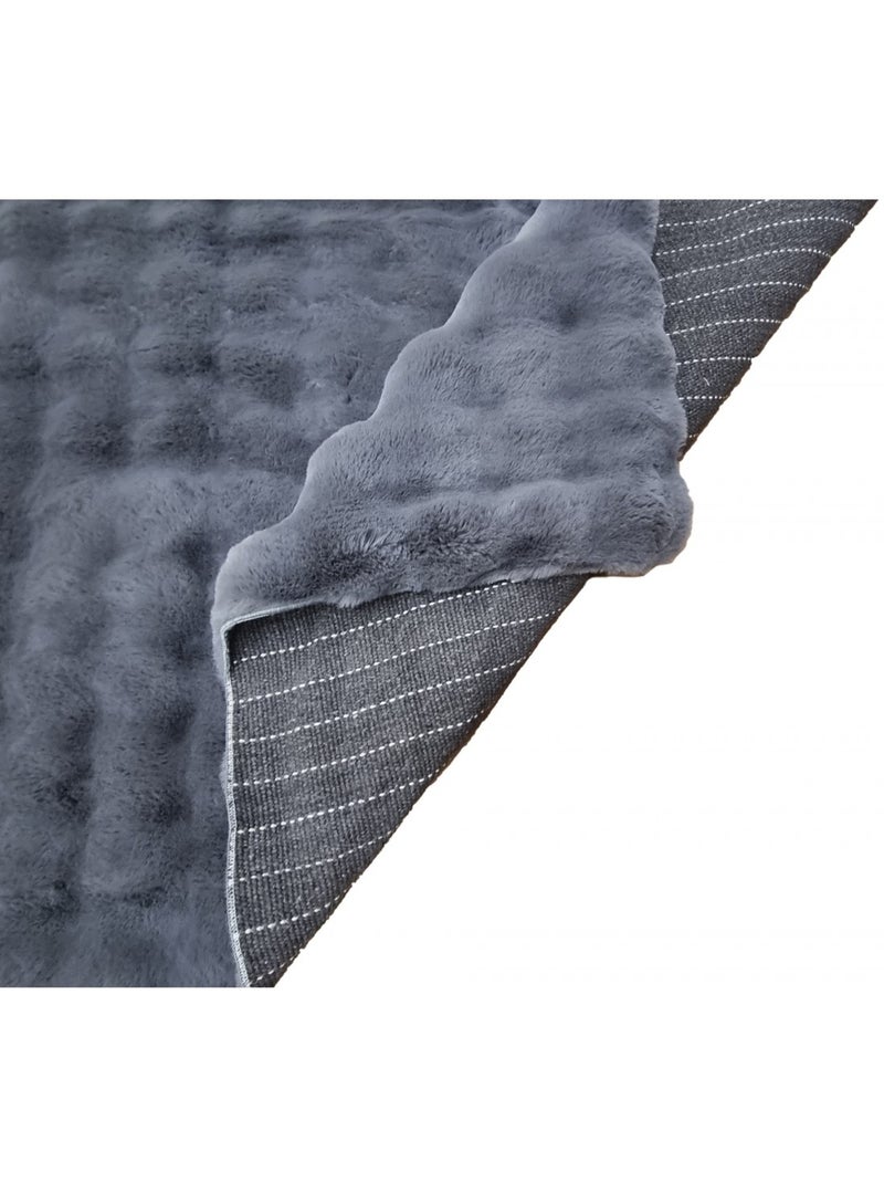 Tappeto da interno TOSCANA Grigio antracite - Kiabi