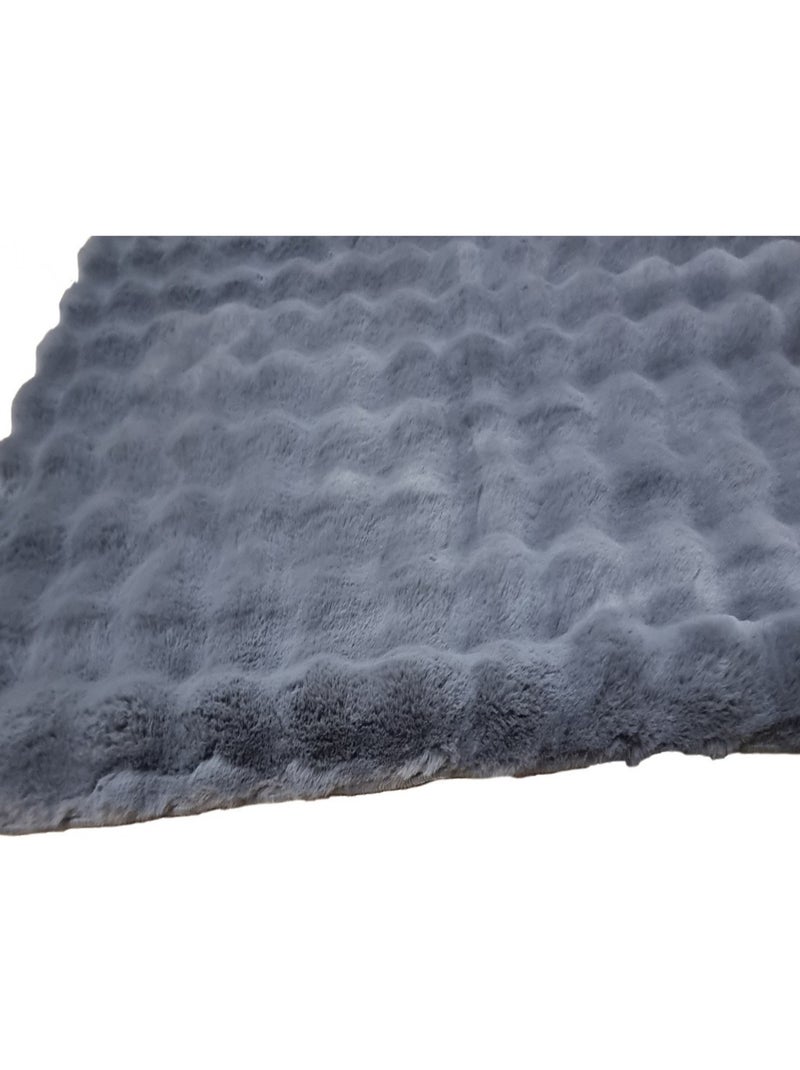 Tappeto da interno TOSCANA Grigio antracite - Kiabi
