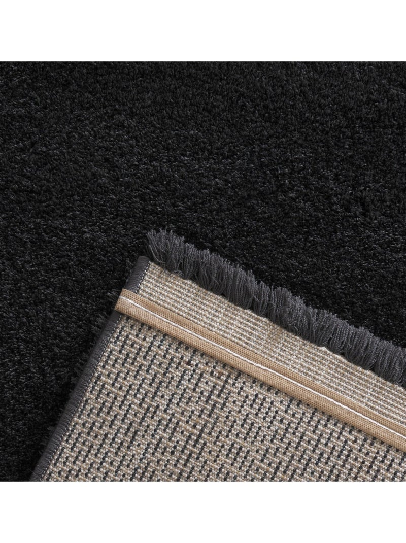 Tappeto da interno VELVET Grigio antracite - Kiabi