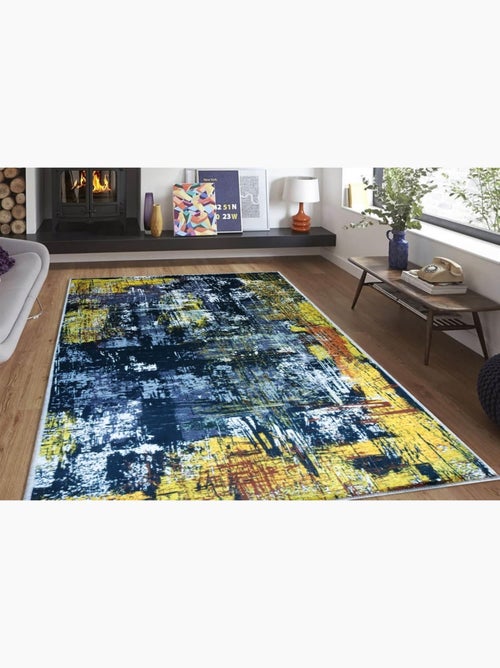 Tappeto da salotto ART Nero - Kiabi