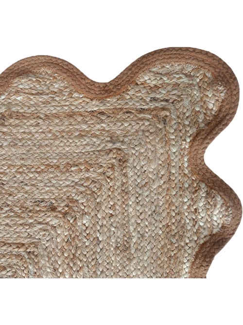 Tappeto da salotto intrecciato con finitura ondulata - Kiabi