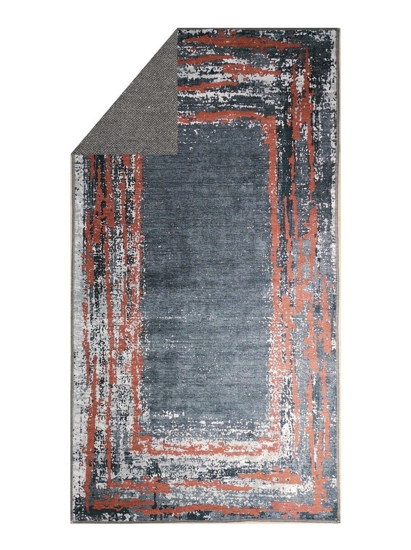 Tappeto da salotto lavabile RING Grigio - Kiabi