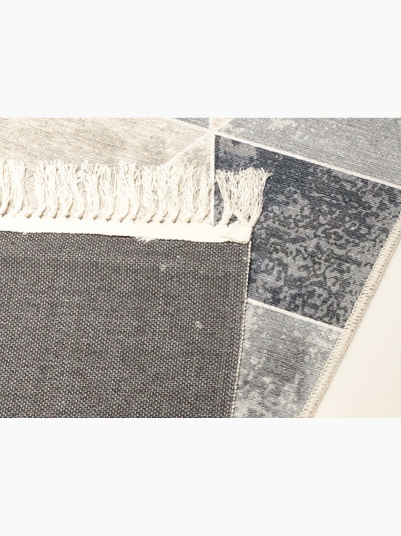 Tappeto da salotto lavabile TRENDY, Pastello Grigio - Kiabi