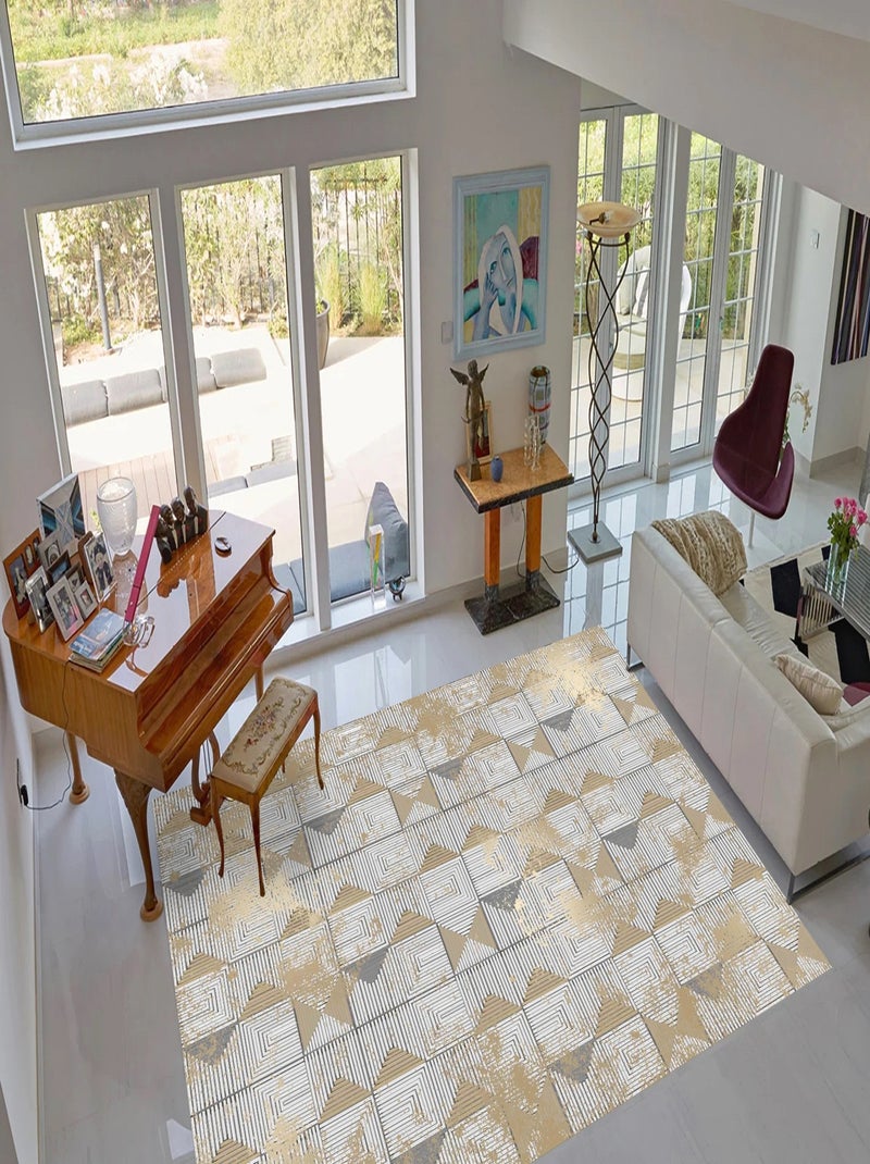 Tappeto da soggiorno ARAD Beige - Kiabi