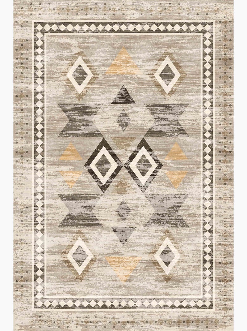 Tappeto da soggiorno BEIRA Beige - Kiabi