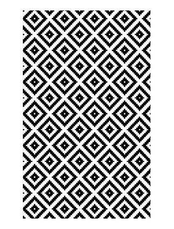 Tappeto da soggiorno Black & White