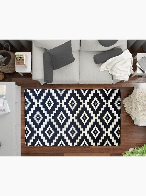 Tappeto da soggiorno Black & White - Kiabi