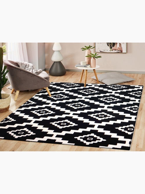 Tappeto da soggiorno Black & White - Kiabi