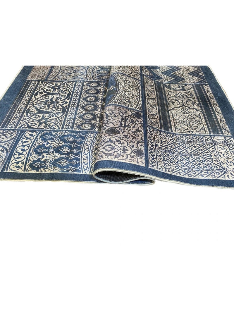 Tappeto da soggiorno CORDOUE Blu - Kiabi