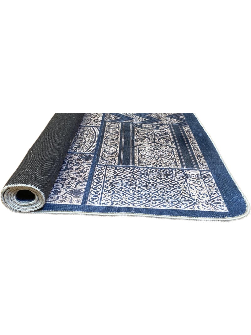 Tappeto da soggiorno CORDOUE Blu - Kiabi