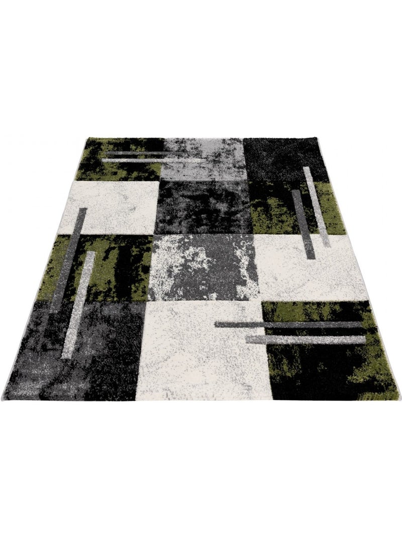 Tappeto da Soggiorno FLORIDA Geometrico Verde Verde - Kiabi