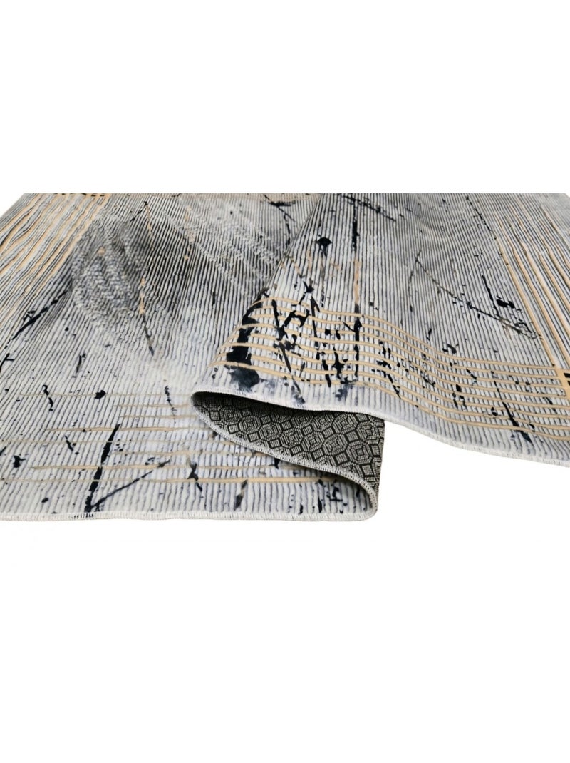 Tappeto da soggiorno LASK Dorato/Oro - Kiabi