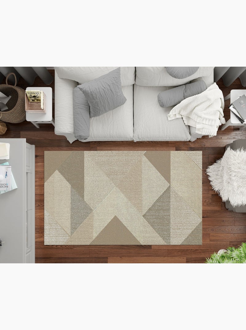 Tappeto da soggiorno MIRAN Beige - Kiabi
