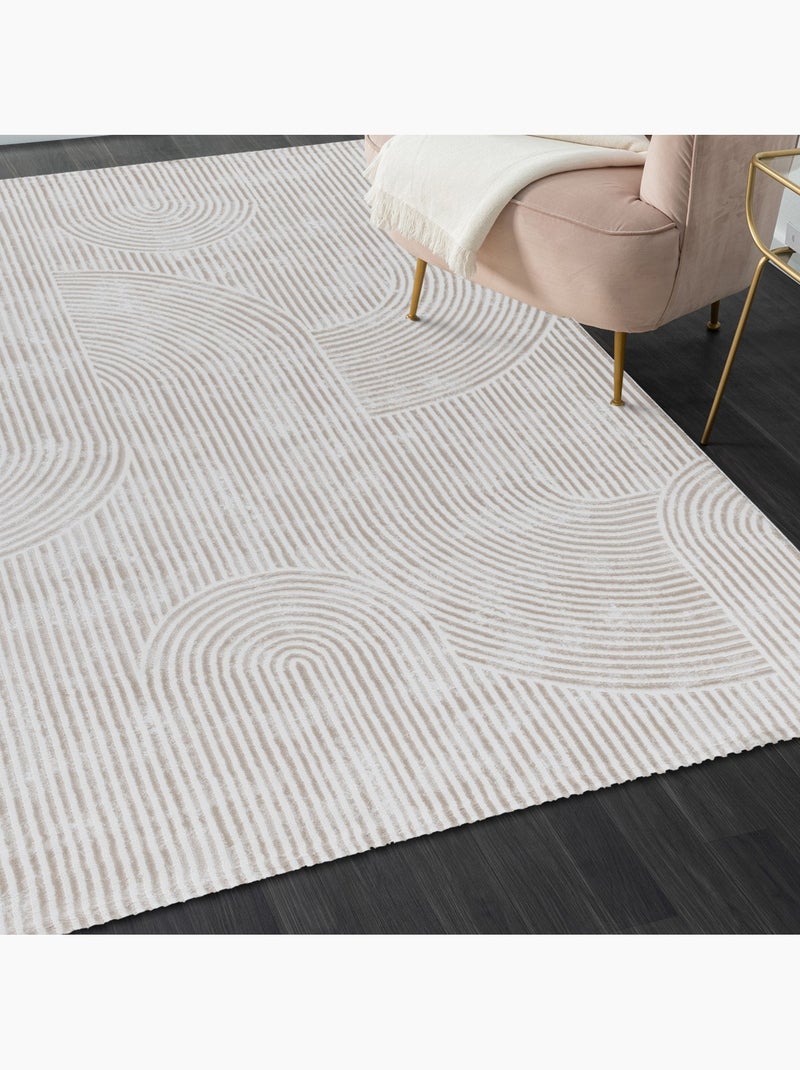 Tappeto da soggiorno MODA 1100 Beige - Kiabi
