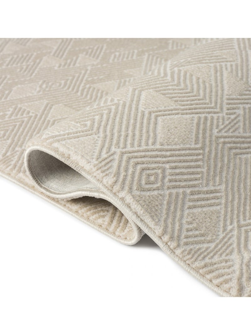 Tappeto da soggiorno NORA 5700 Beige - Kiabi