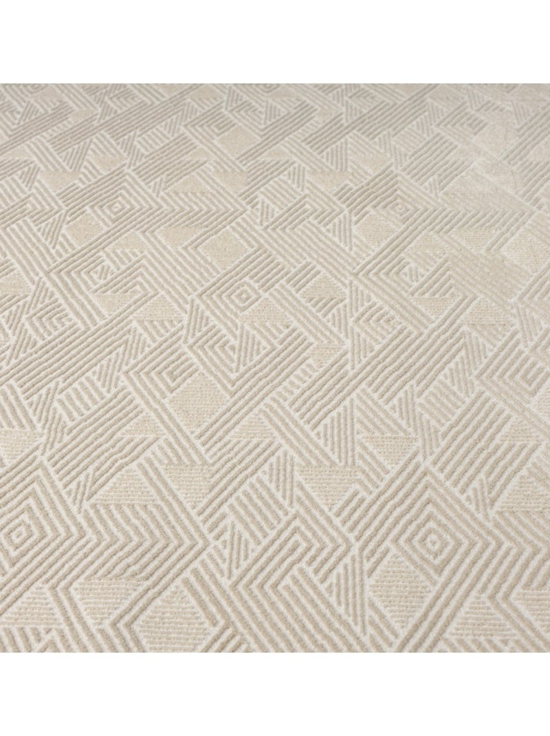 Tappeto da soggiorno NORA 5700 Beige - Kiabi