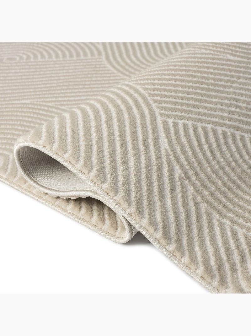Tappeto da soggiorno NORA 5800 Beige - Kiabi