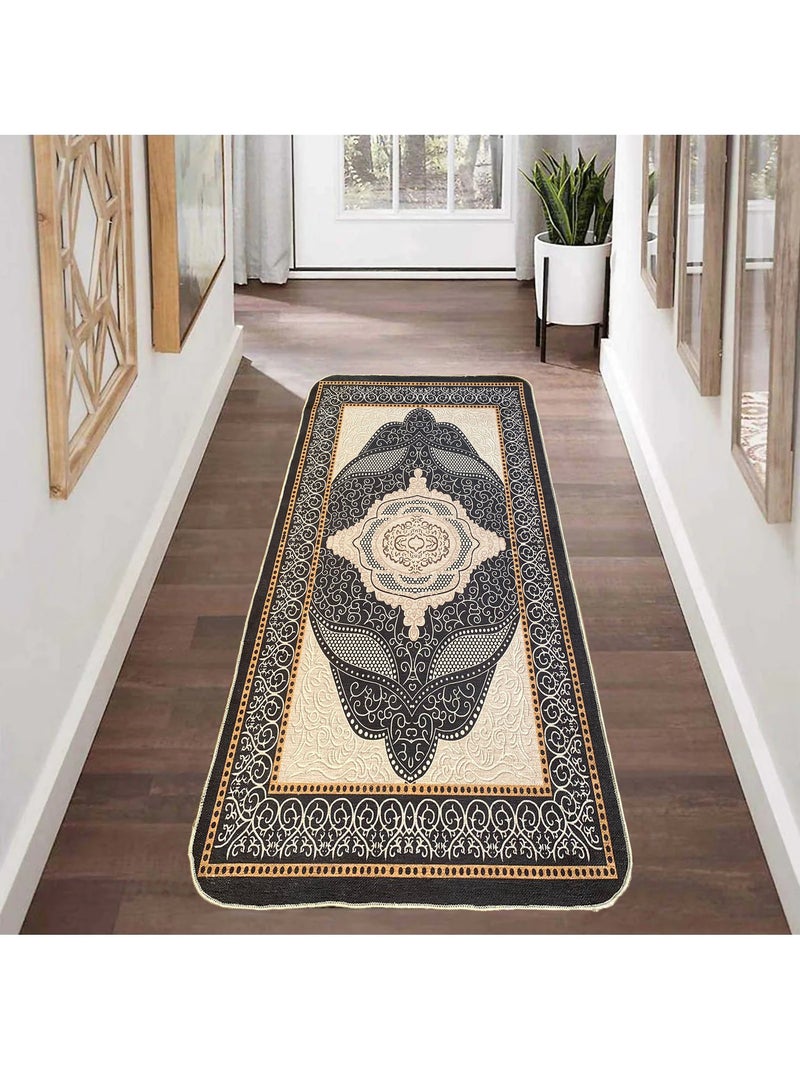 Tappeto da soggiorno OTTOMAN Nero - Kiabi