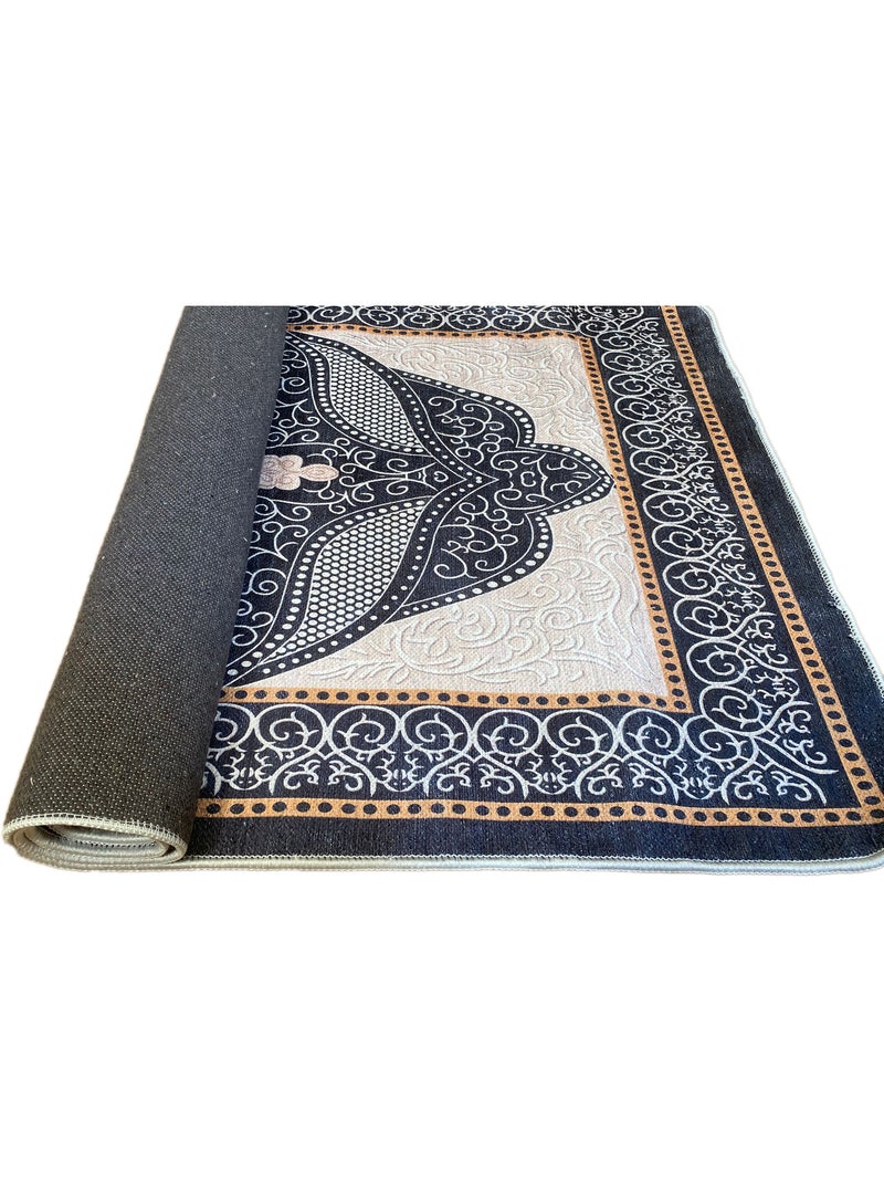 Tappeto da soggiorno OTTOMAN Nero - Kiabi