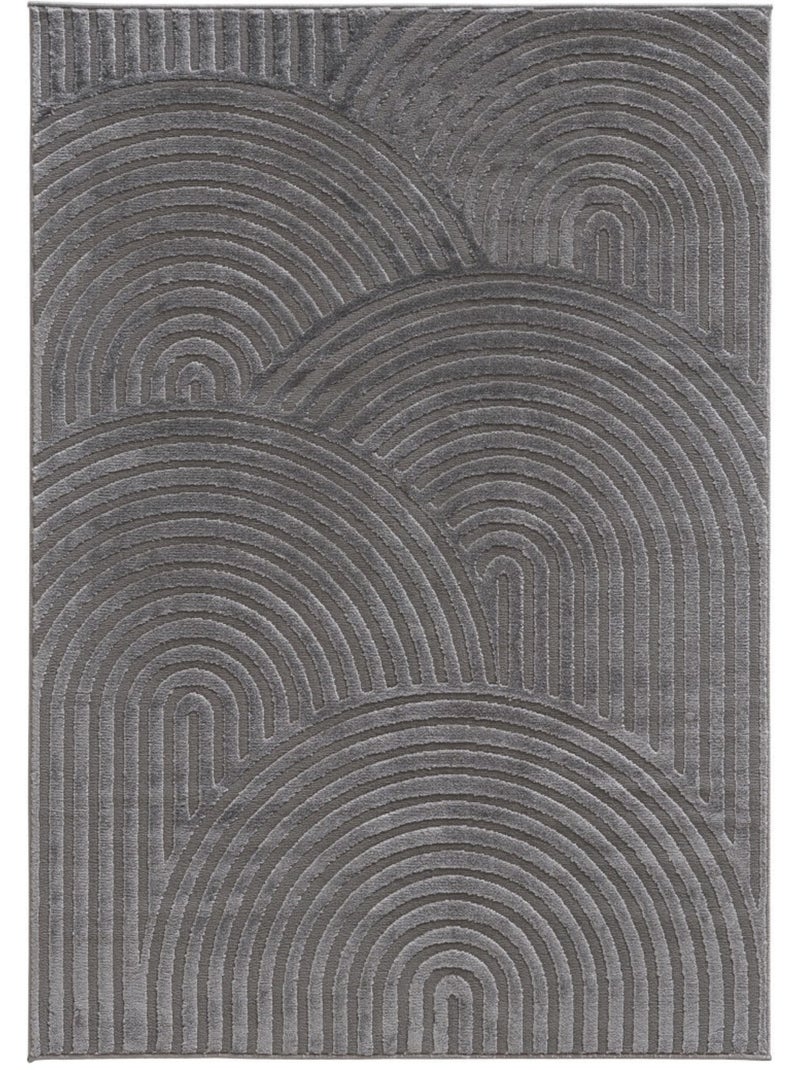 Tappeto da soggiorno RIO 15 Grigio antracite - Kiabi