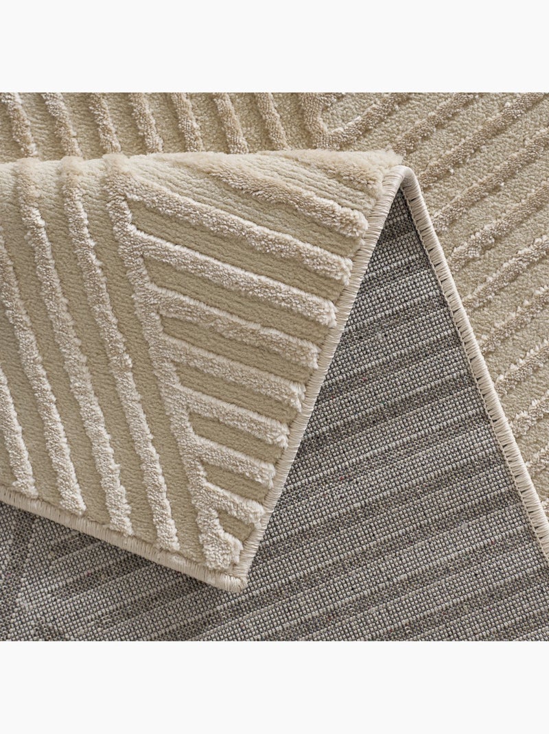 Tappeto da soggiorno RIO 16 Beige - Kiabi