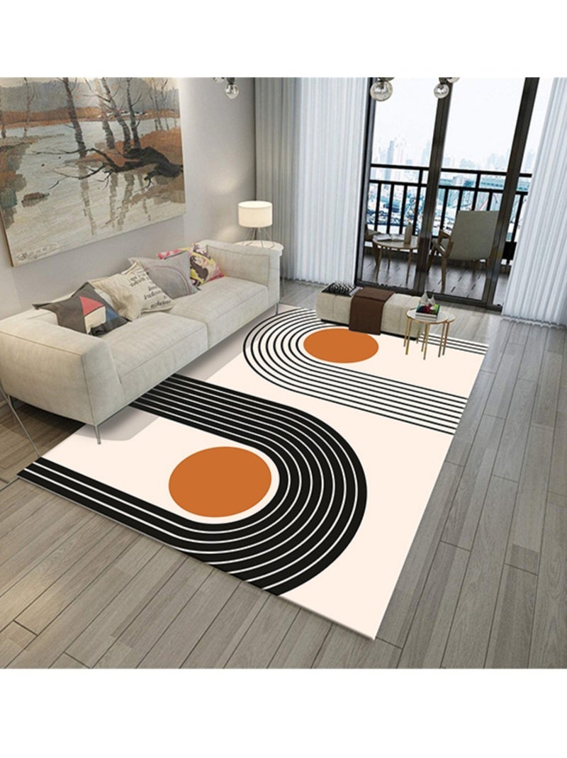 Tappeto da soggiorno SEVENTIES Arancione - Kiabi