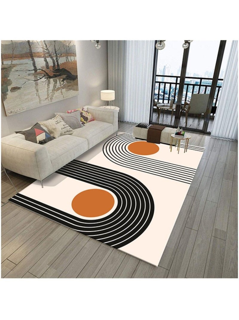 Tappeto da soggiorno SEVENTIES Arancione - Kiabi