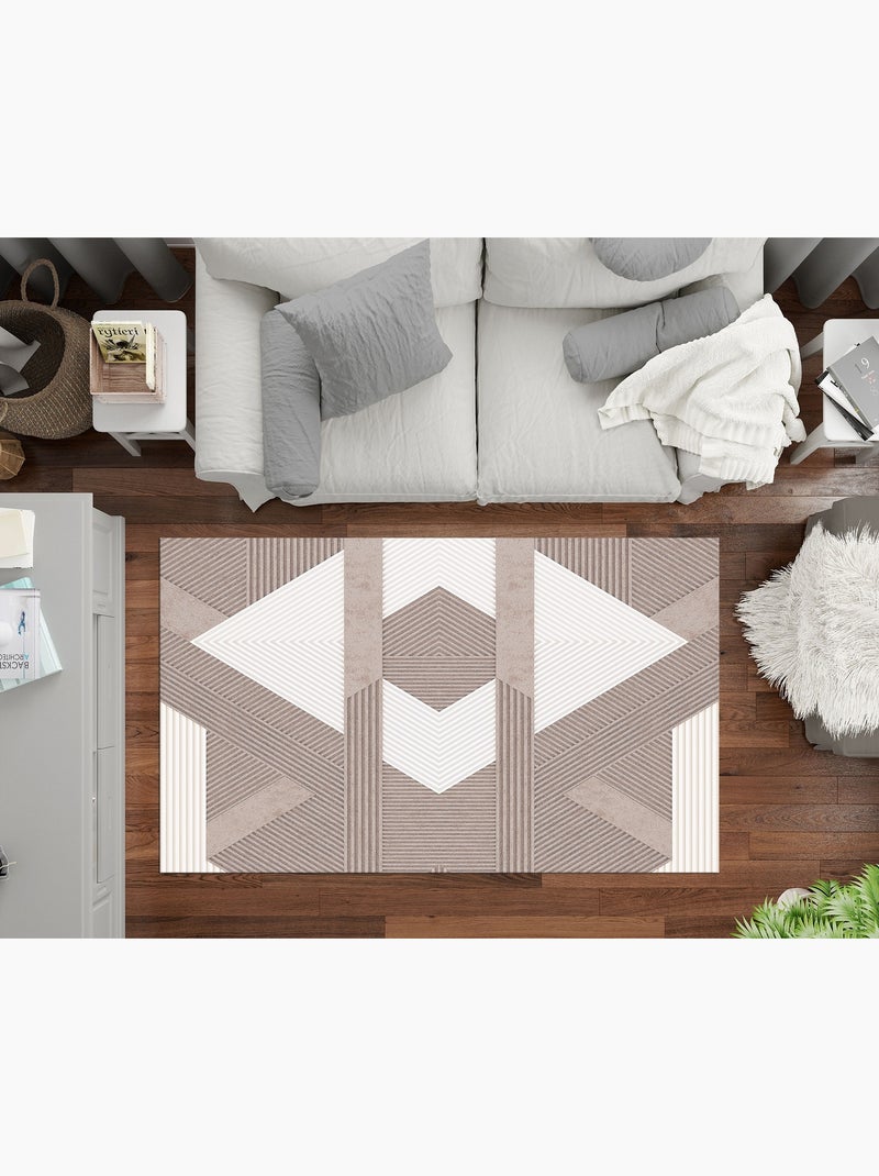 Tappeto da soggiorno ZINO Beige - Kiabi