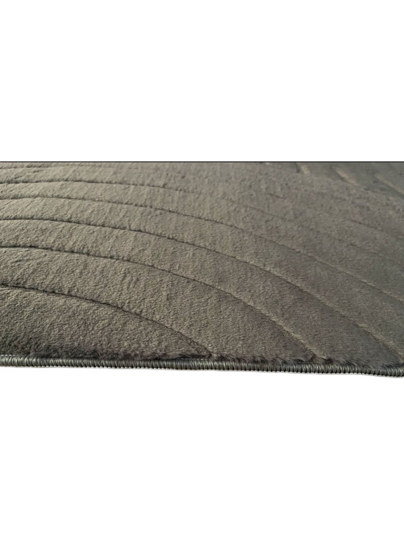 Tappeto da soggiorno zumrut circle Grigio antracite - Kiabi