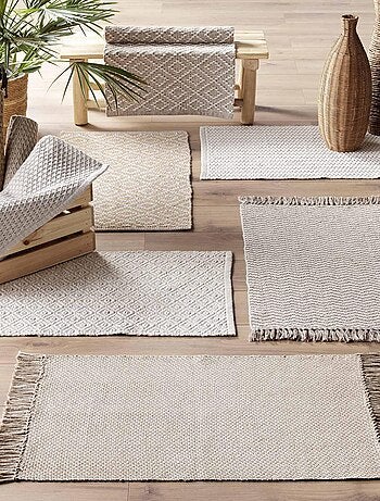 Tappeto decorativo in cotone intrecciato