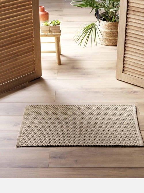 Tappeto decorativo in cotone intrecciato - Kiabi