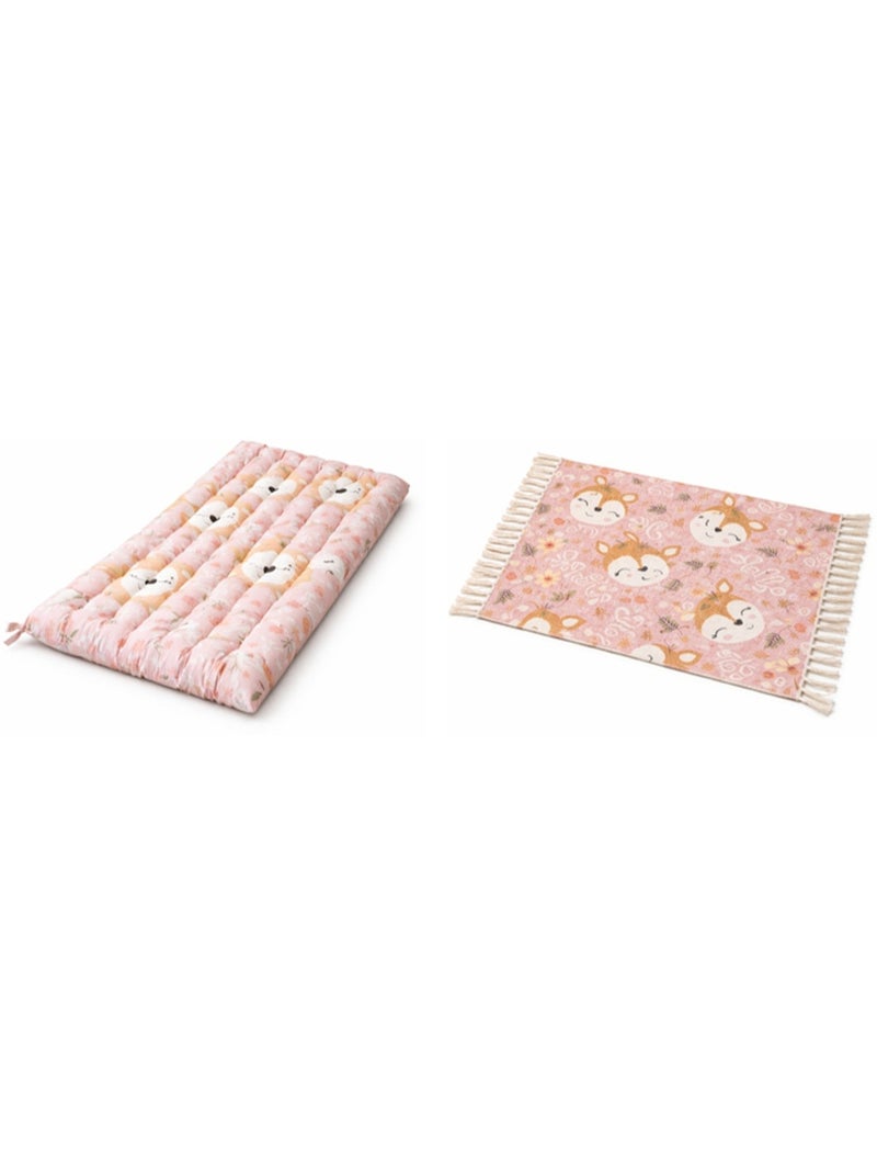 Tappeto e materasso da pavimento per bambini Rosa - Kiabi