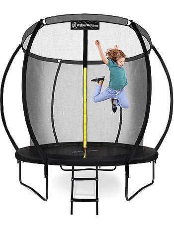 Tappeto elastico bimbi con rete e scaletta 244cm HyperMotion
