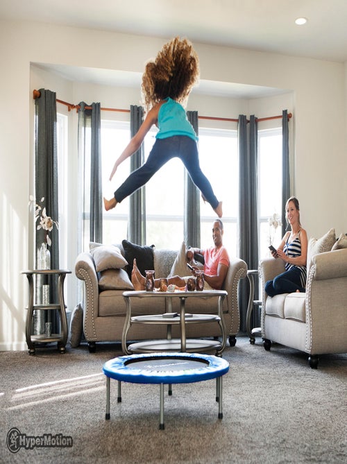 Tappeto elastico fitness pieghevole 91cm 36 molle HyperMotion - Kiabi