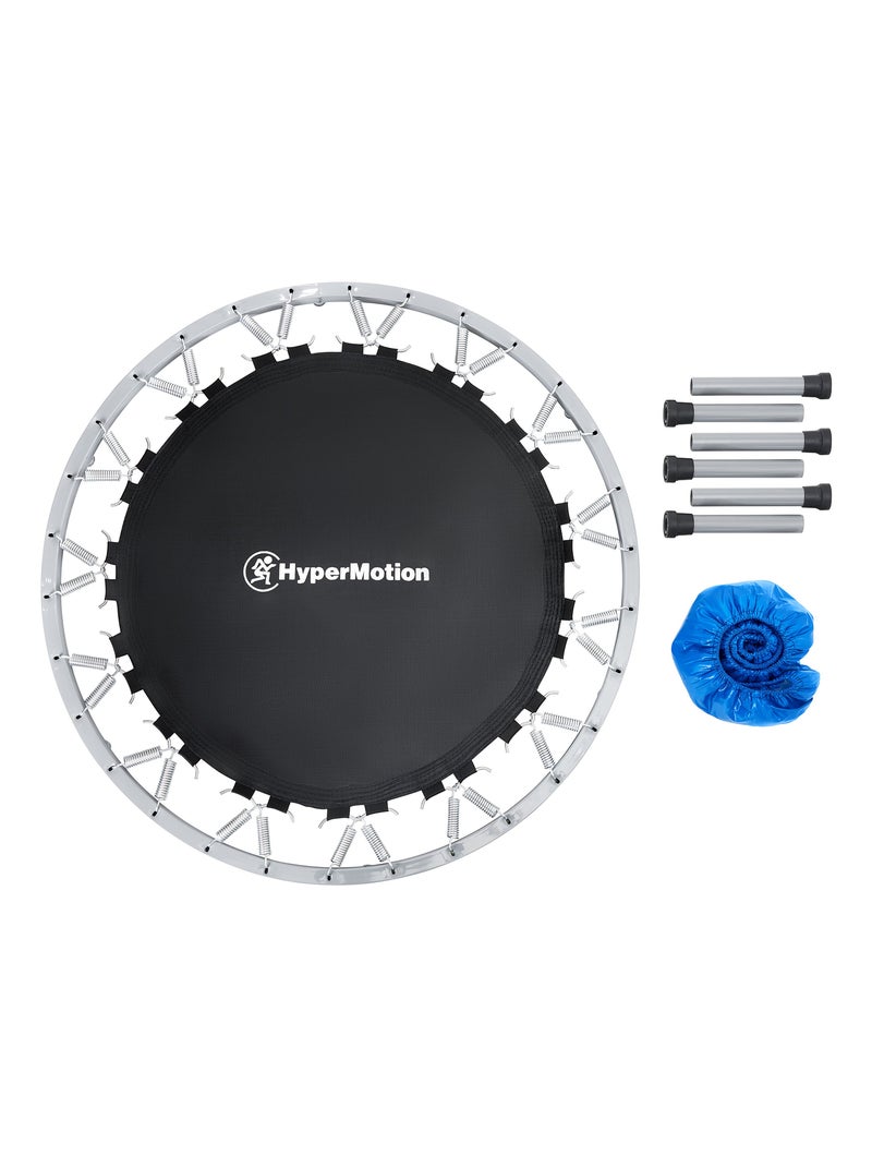 Tappeto elastico fitness pieghevole 91cm 36 molle HyperMotion Blu - Kiabi