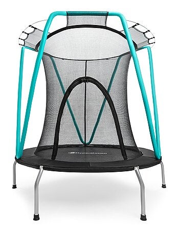 Tappeto elastico giardino con rete e zip 137cm HyperMotion