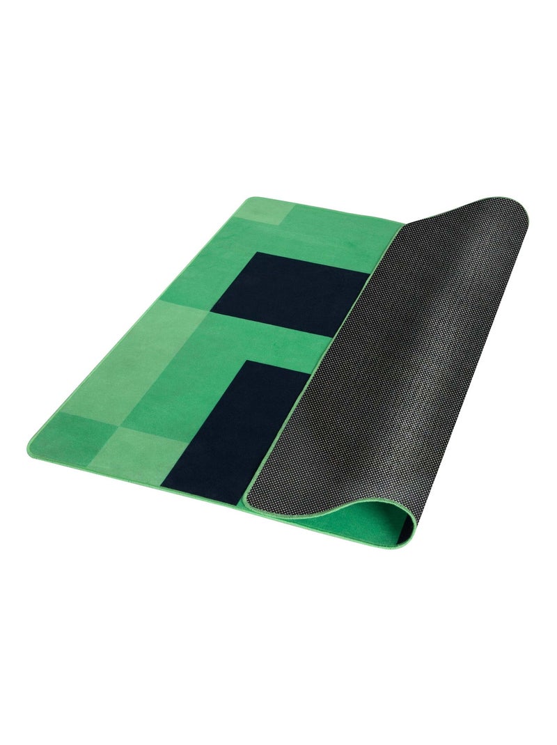 Tappeto gamer quadrato Creeper antiscivolo "Roba" – Minecraft Verde - Kiabi