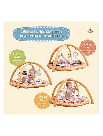 Tappeto gioco con archi LITTLE JUNGLE | SUPERBE BEBE