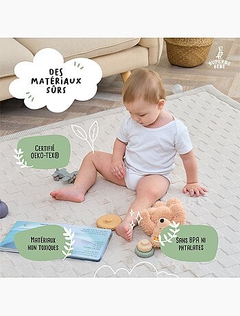 Tappeto gioco e attività in schiuma - 200x150x2,5 - Cocoon Plus | SUPERBE BEBE