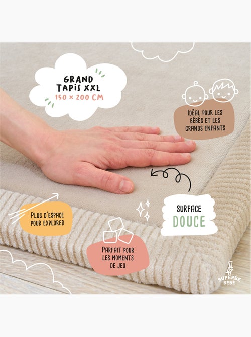 Tappeto gioco e attività in schiuma - 200x150x2,5 - Cocoon Plus | SUPERBE BEBE - Kiabi
