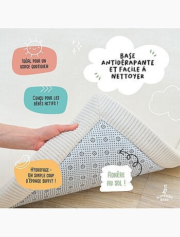 Tappeto gioco e attività in schiuma - 200x150x2,5 - Cocoon Plus | SUPERBE BEBE