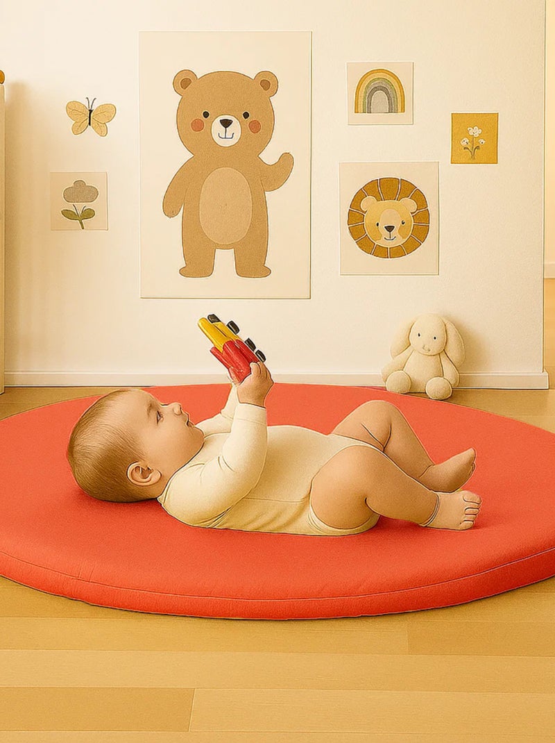 Tappeto gioco in cotone biologico Rosso - Kiabi
