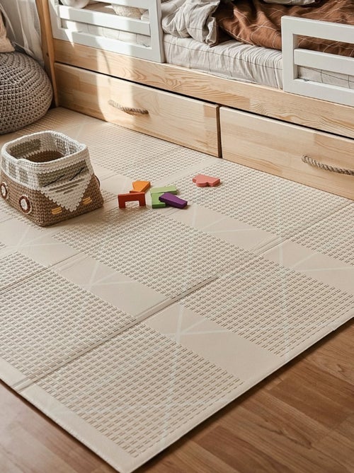 Tappeto gioco pieghevole double face 180x120 cm in schiuma XPE per bambini sicuro EN71 0+ - Kiabi