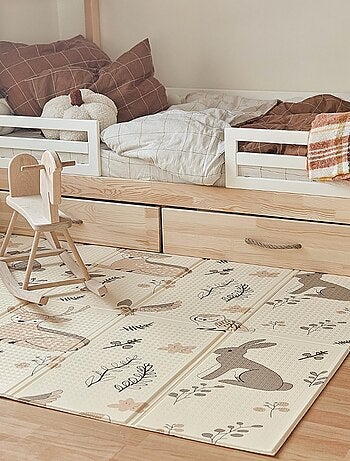 Tappeto gioco pieghevole double face Magic Forest 180x120 cm in schiuma XPE EN71 bebé