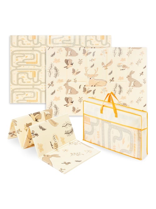 Tappeto gioco pieghevole double face Magic Forest 180x120 cm in schiuma XPE EN71 bebé - Kiabi Tappeto gioco pieghevole double face Magic Forest 180x120 cm in schiuma XPE EN71 bebé - Kiabi