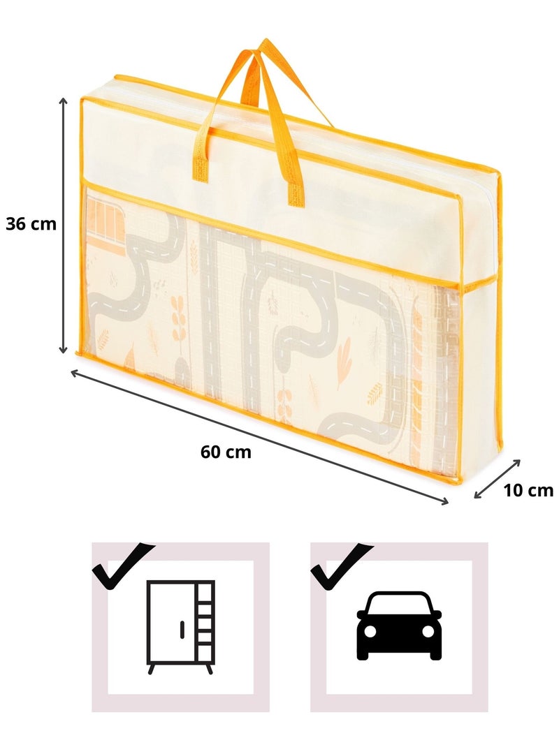Tappeto gioco pieghevole double face Magic Forest 180x120 cm in schiuma XPE EN71 bebé Beige - Kiabi