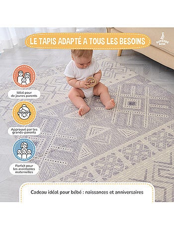 Tappeto gioco pieghevole schiuma, reversibile e impermeabile 180x150x1 FOX | SUPERBE BEBE